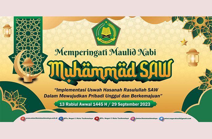 MEMPERINGATI MAULID NABI MUHAMMAD SAW 1445 H